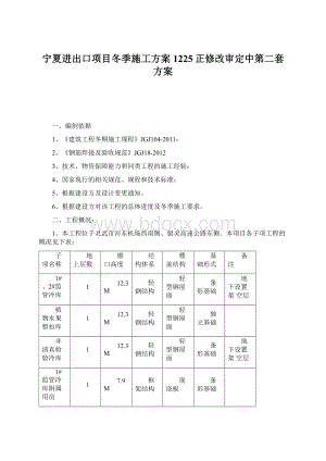 宁夏进出口项目冬季施工方案1225正修改审定中第二套方案.docx