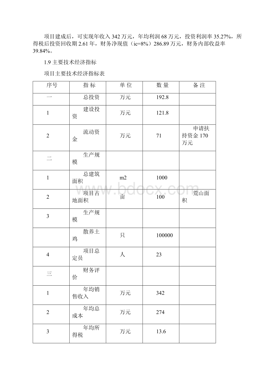 土鸡散养项目可行性研究报告.docx_第3页