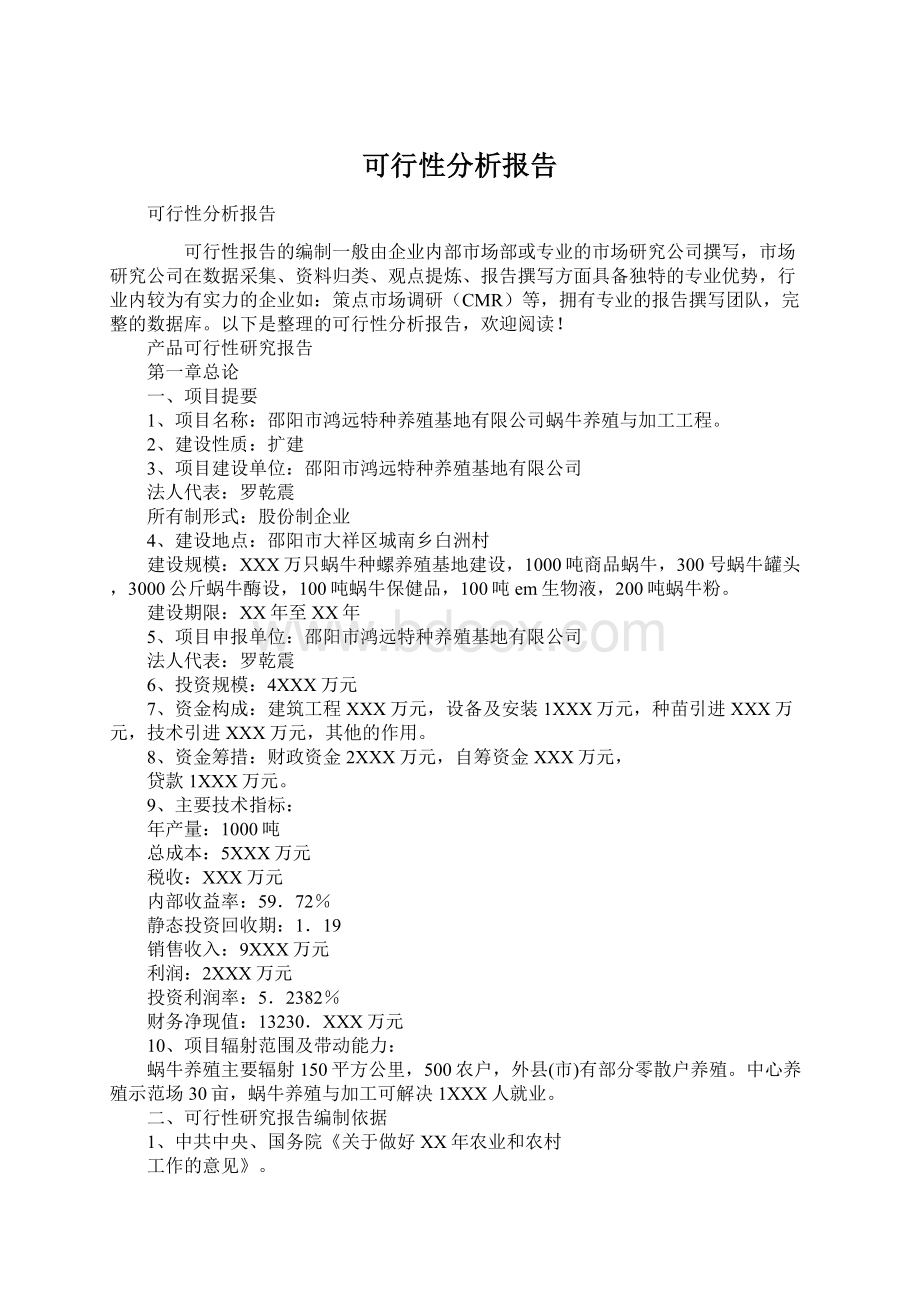 可行性分析报告.docx_第1页