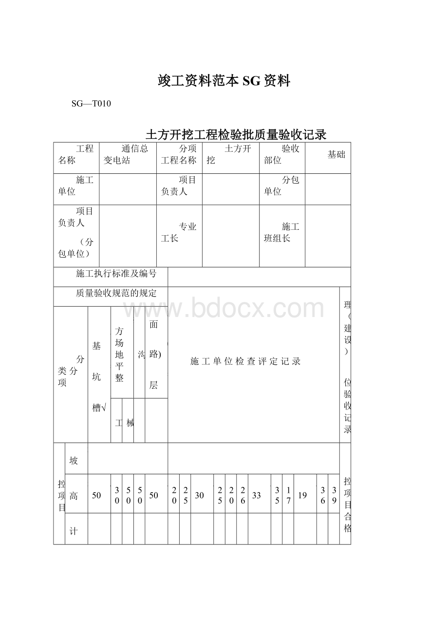 竣工资料范本SG资料文档格式.docx