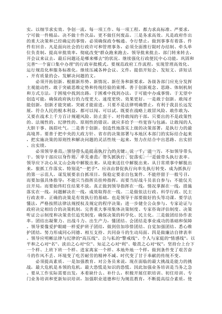 政府执行力分析检查报告.docx_第2页