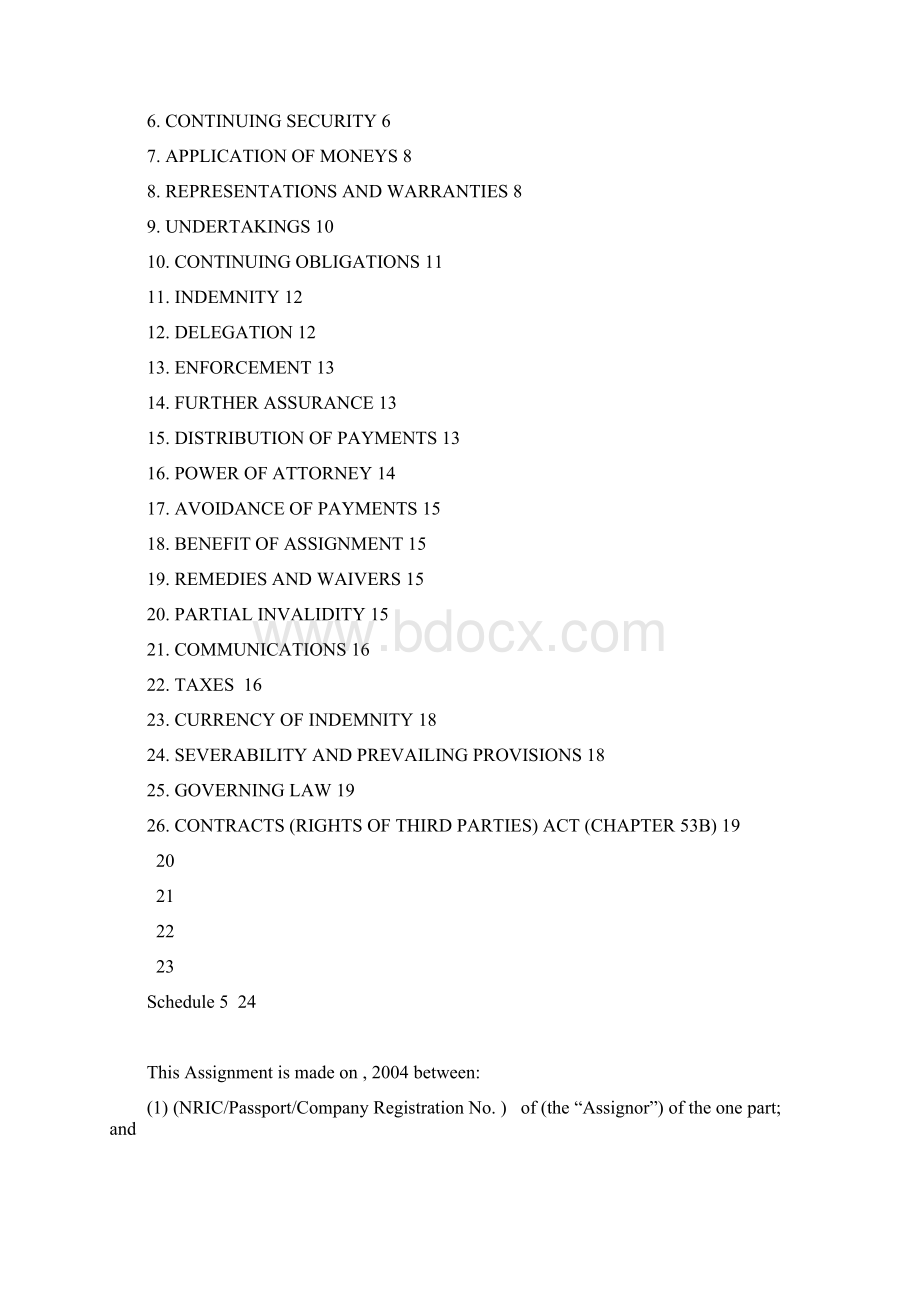 ASSIGNMENT OF RENTAL PROCEEDS DIRECTPLURAL8Nov05.docx_第2页