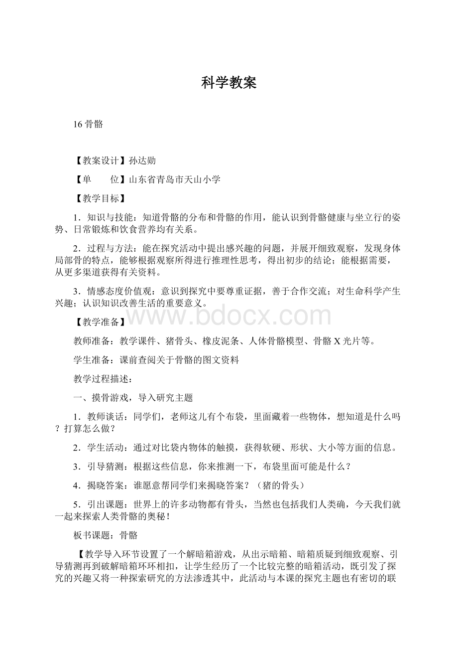 科学教案Word文档格式.docx