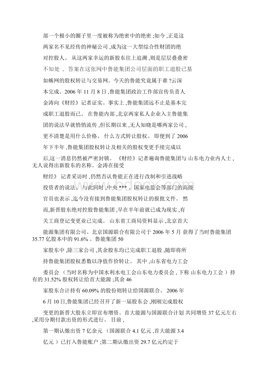 山东鲁能集团的大股东是谁鲁能中国电力的幕后老板.docx_第2页