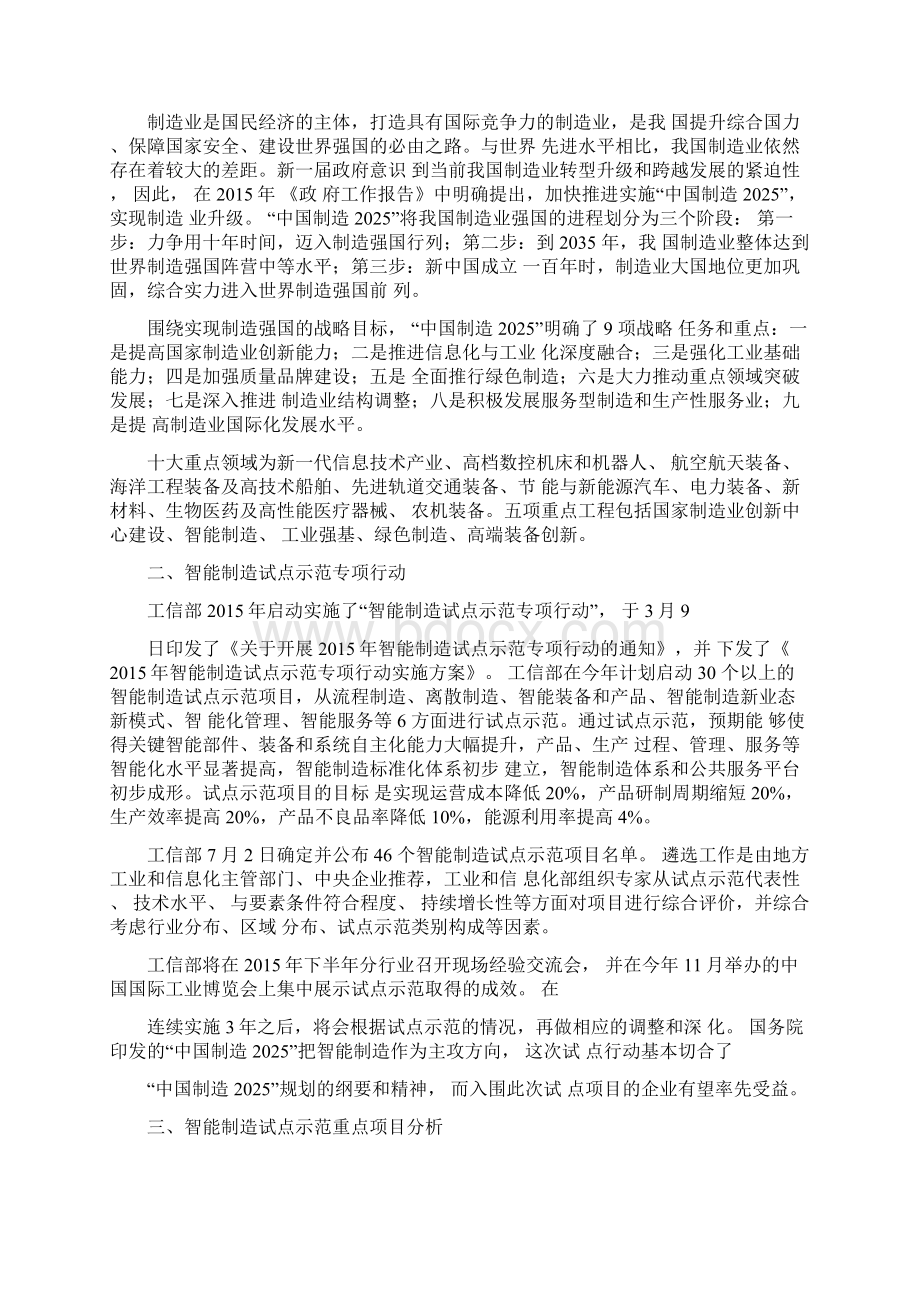 行业分析报告WORD可直接编辑修改智能制造行业分析报告完美精编版文档格式.docx_第3页