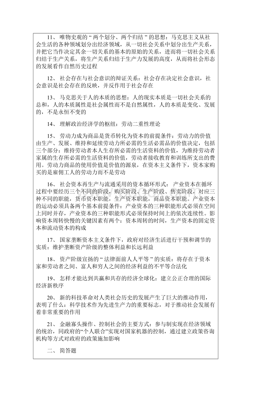 马哲知识点整理及复习题.docx_第2页