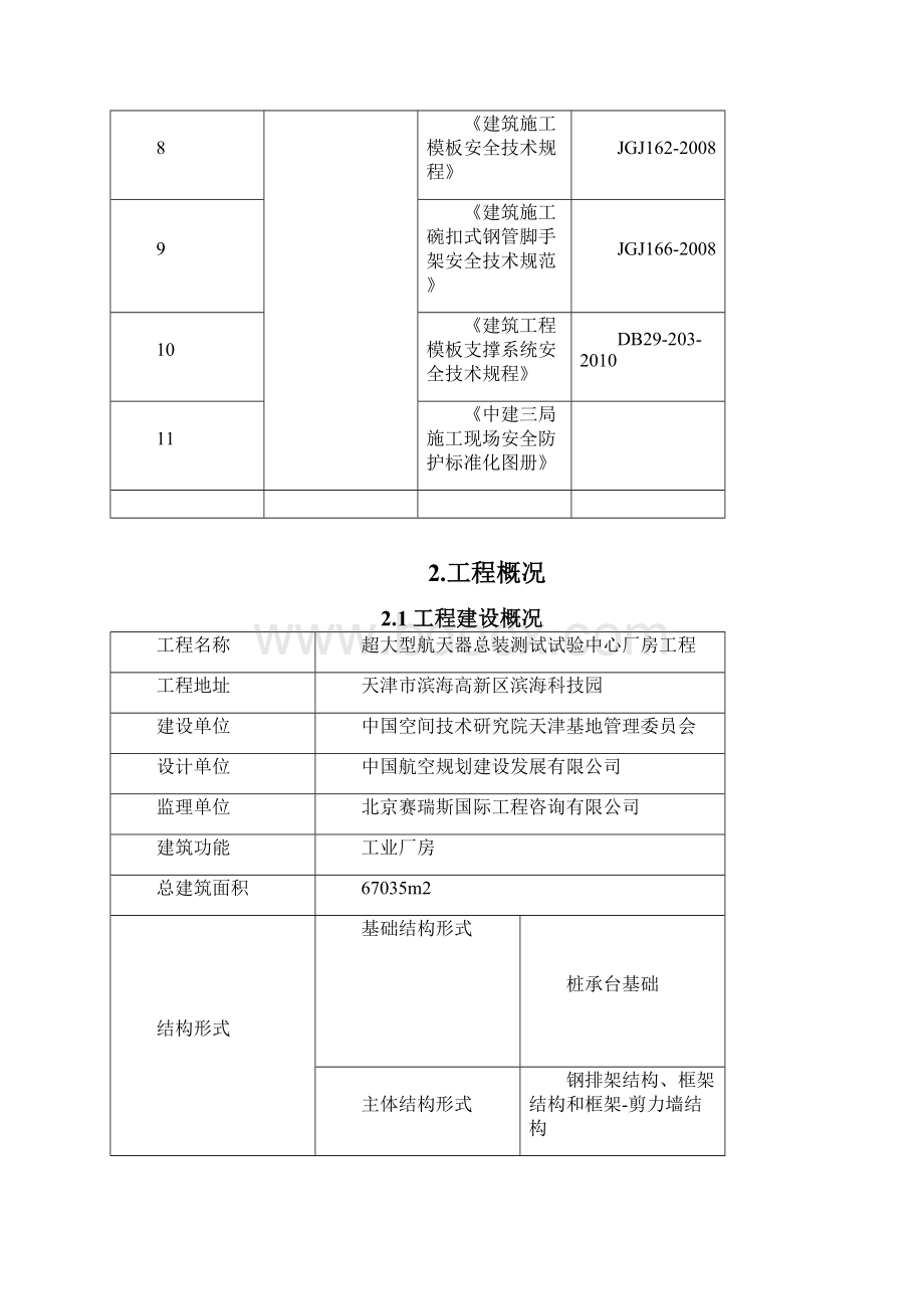 超大型航天器总装测试试验中心厂房工程高支模方案.docx_第3页