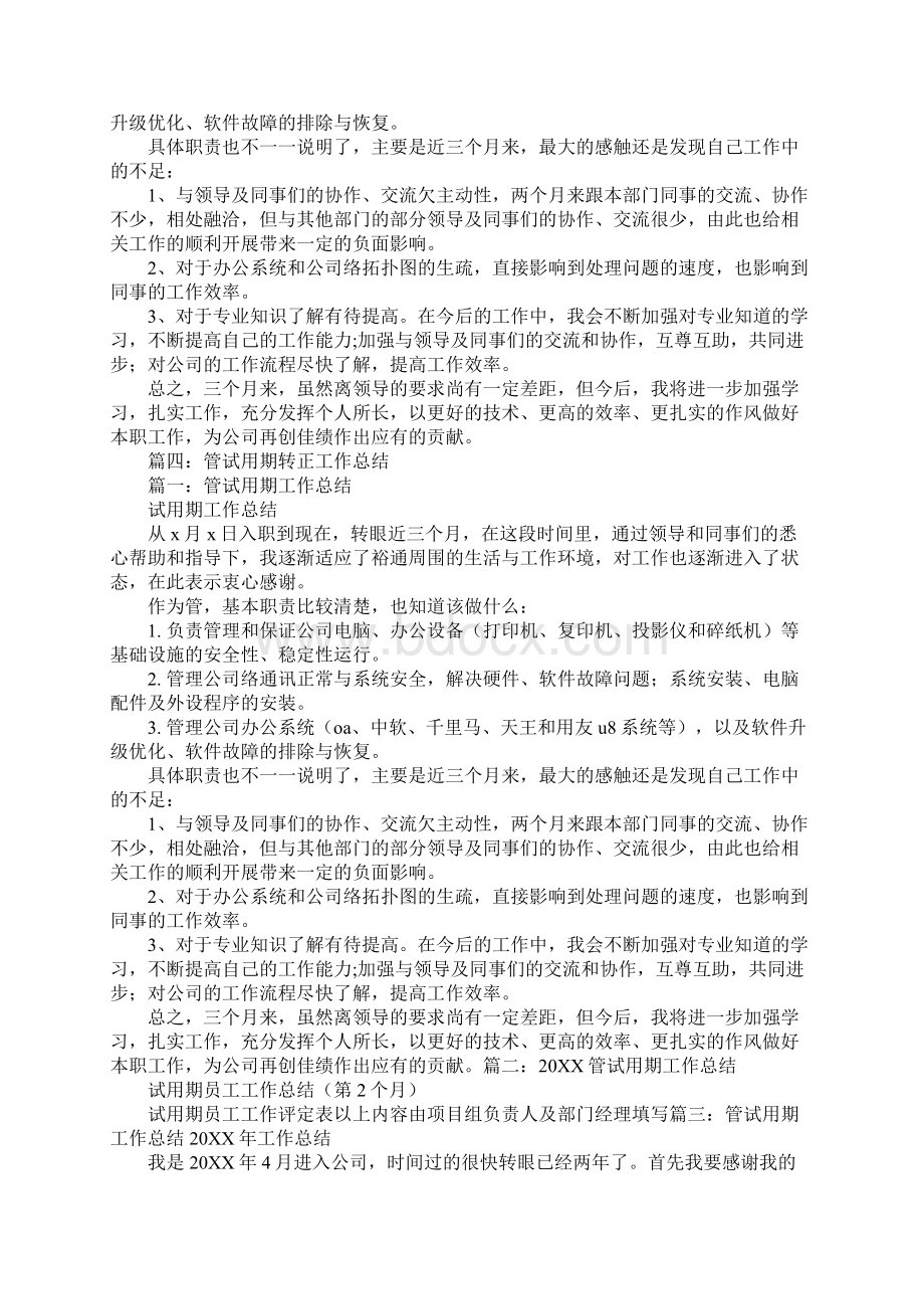 网络管理员试用期工作总结Word文档下载推荐.docx_第3页