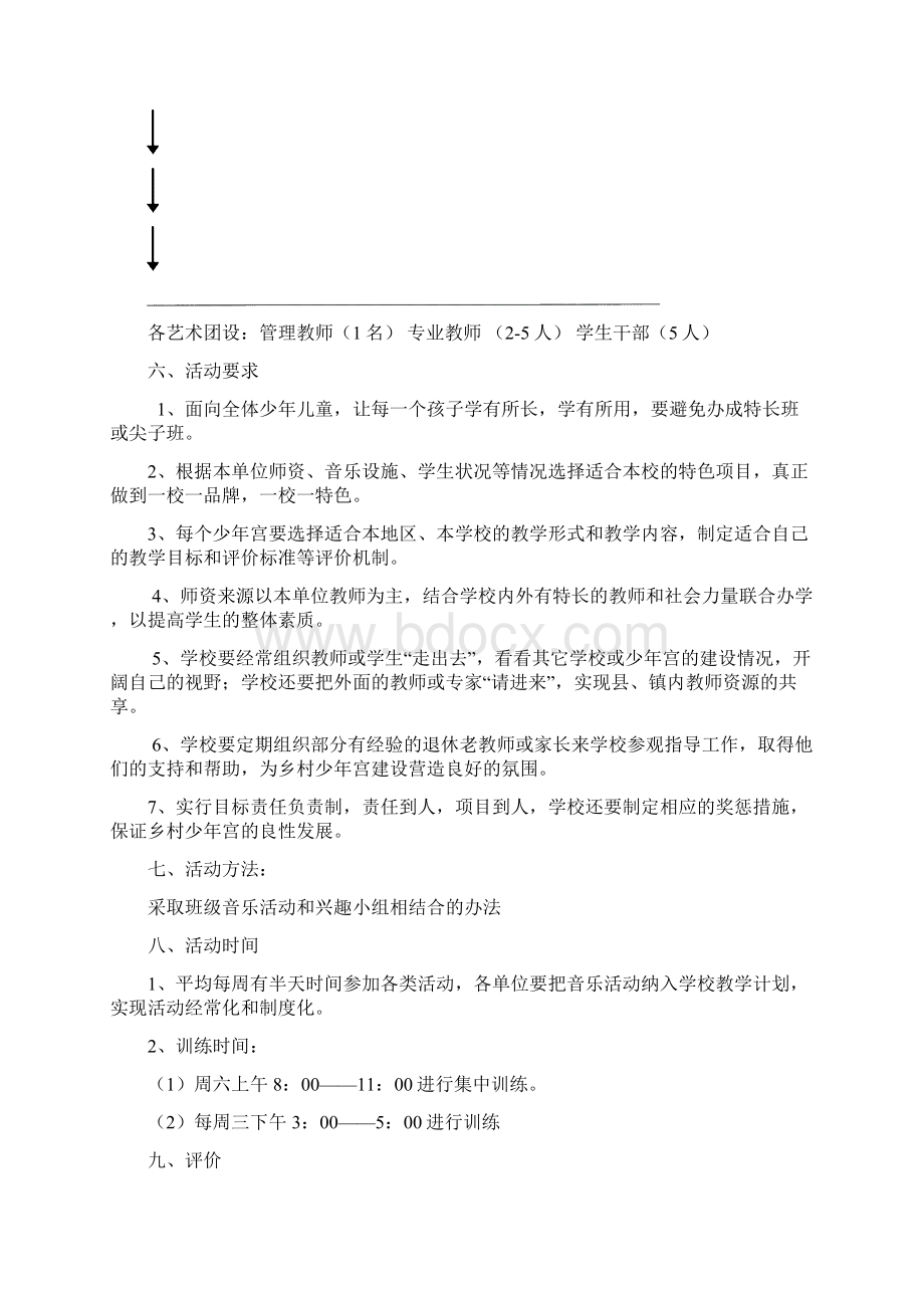 桓台县乡村少年宫音乐活动实施方案试行.docx_第3页