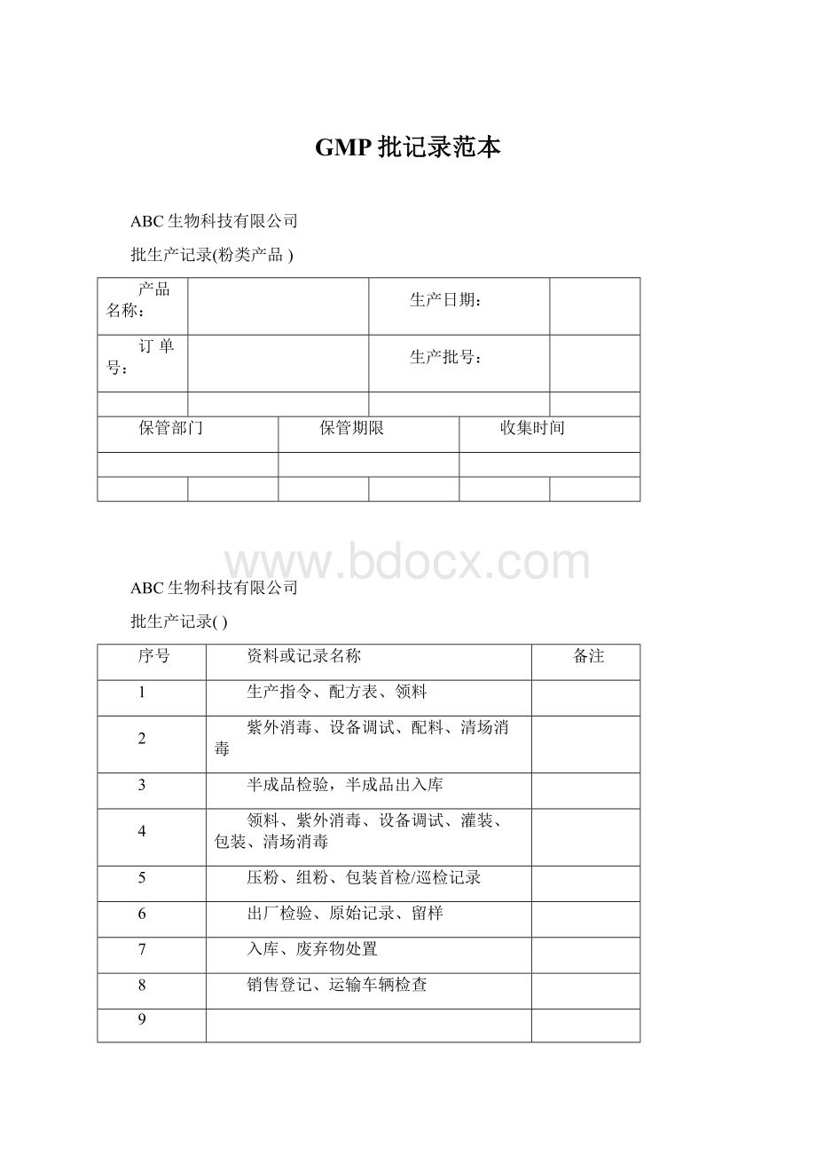 GMP批记录范本.docx_第1页