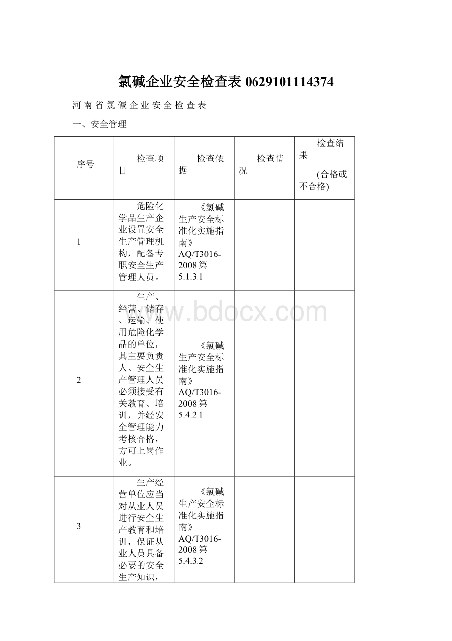 氯碱企业安全检查表0629101114374.docx_第1页