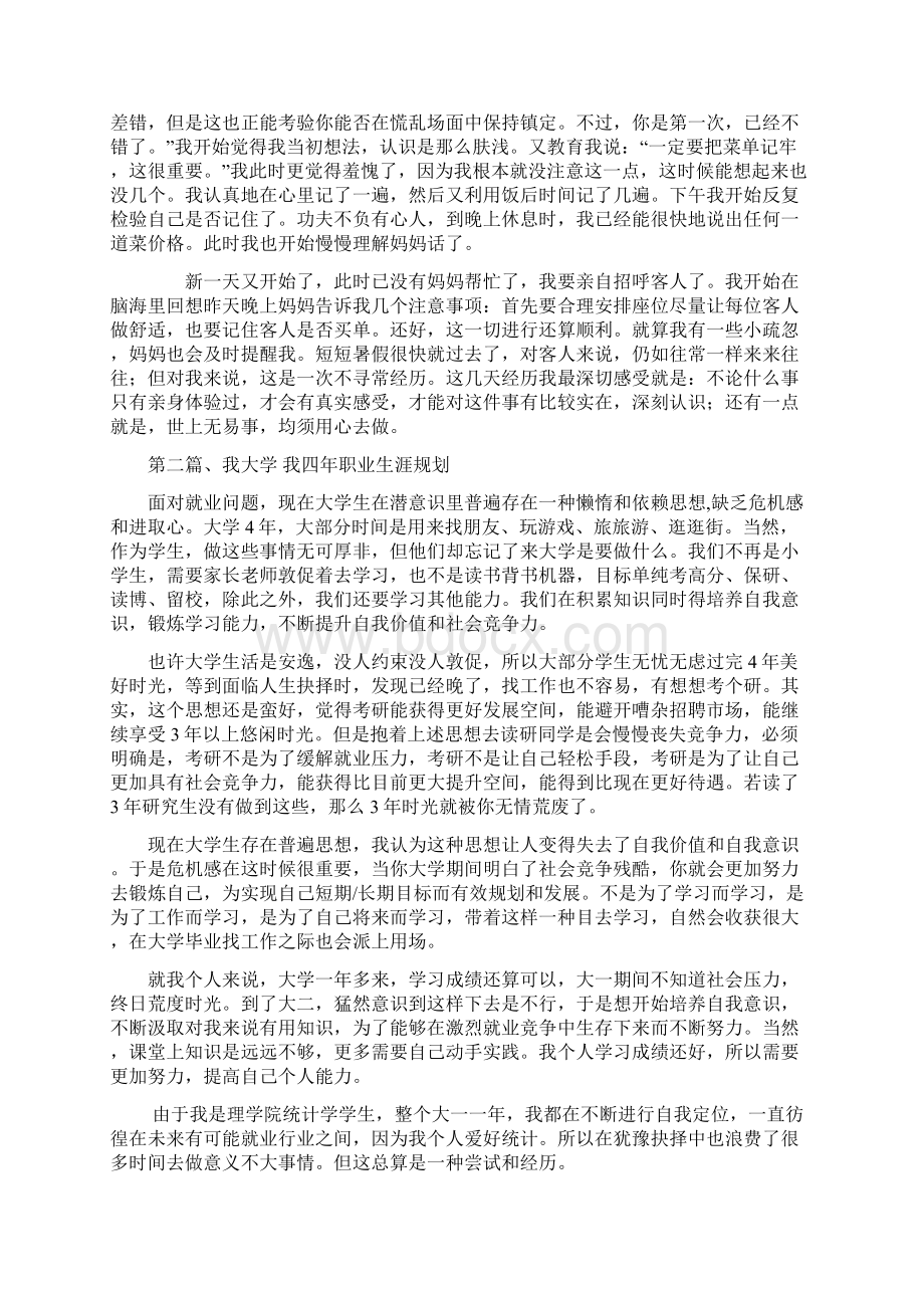 大学生职业规划书统计学.docx_第3页