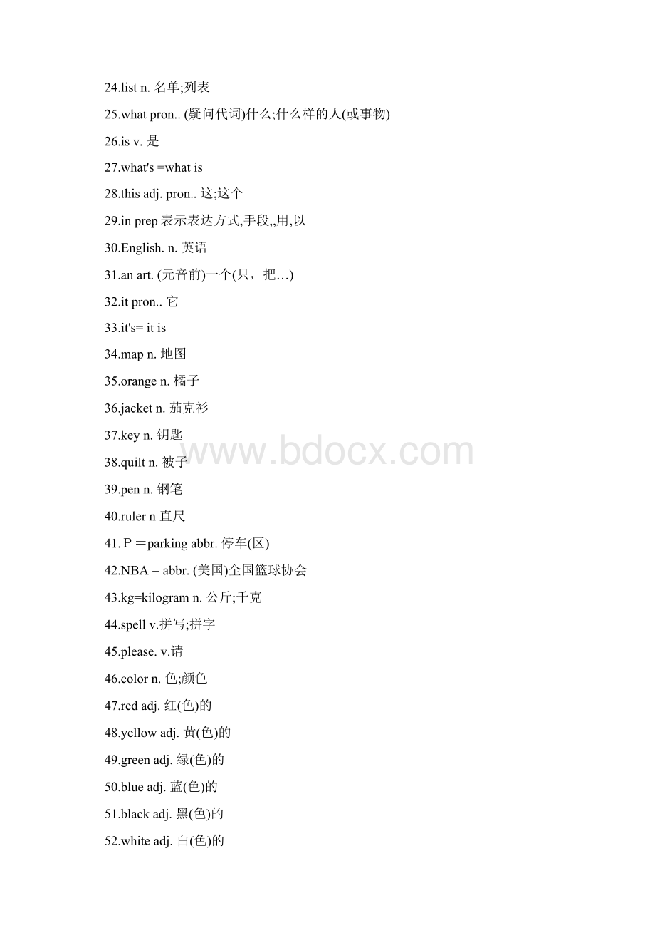 人教版新课标初中英语词汇2705七年级九年级分单元.docx_第2页