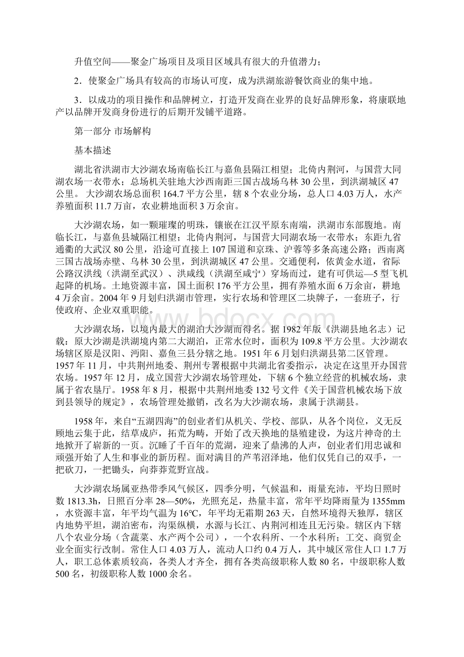 聚金广场营销方案策划书Word文件下载.docx_第3页