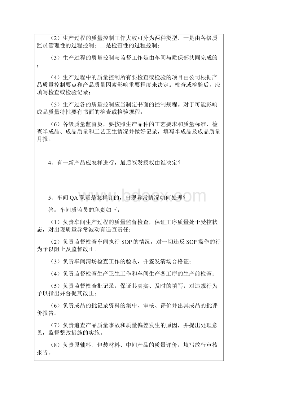 药GMP认证现场检查中关于人员考核的提问.docx_第2页