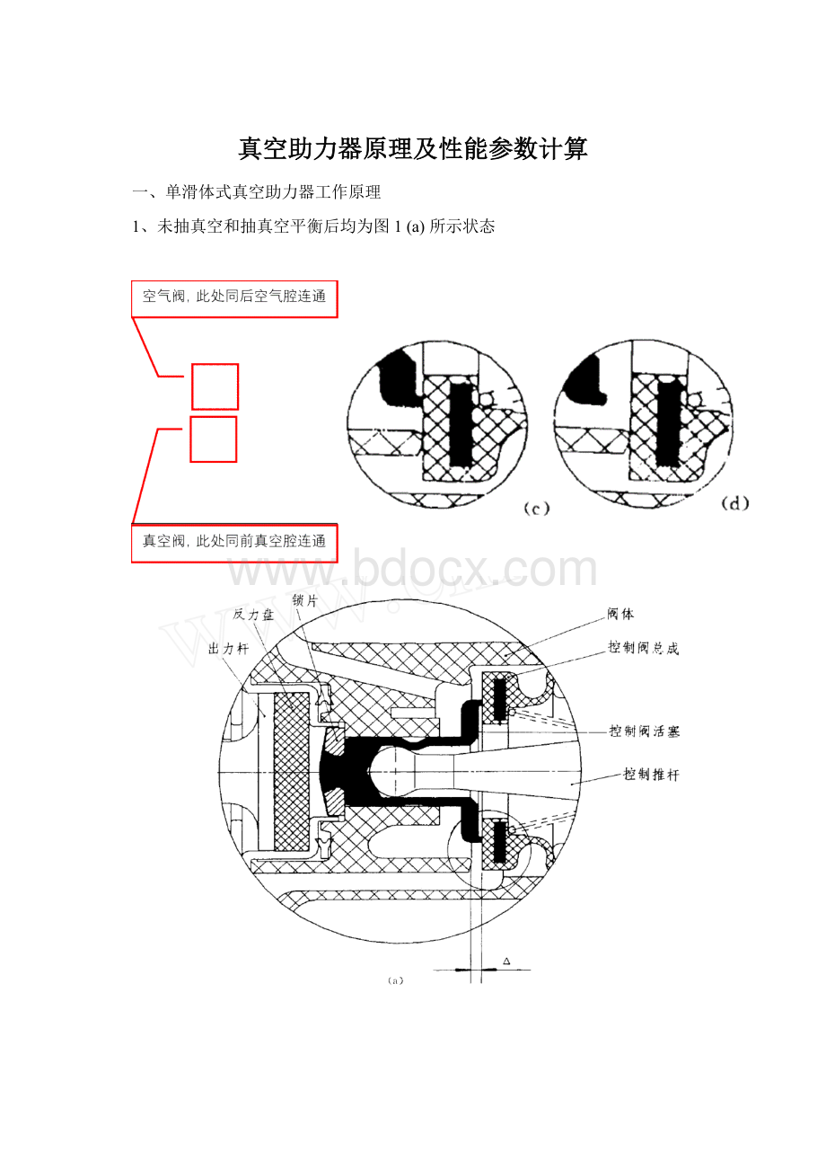 真空助力器原理及性能参数计算.docx