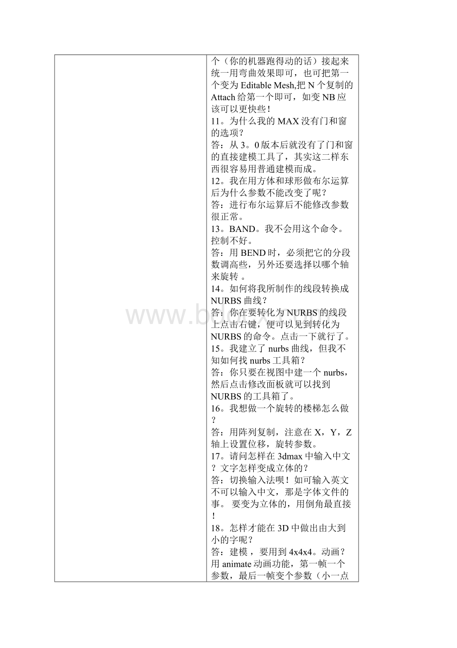 3DMAX的300个常用问题与答案Word格式文档下载.docx_第3页