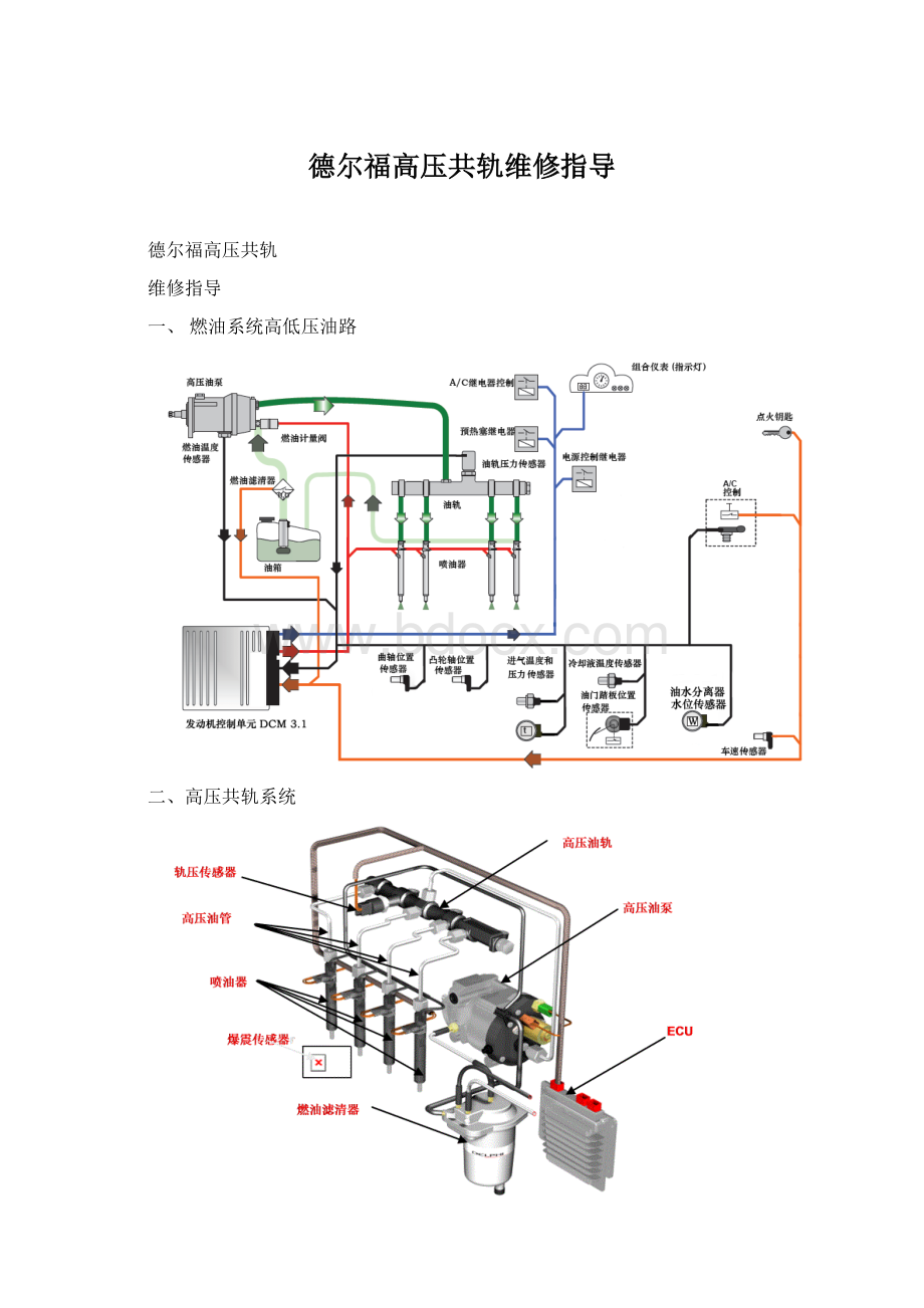 德尔福高压共轨维修指导.docx_第1页