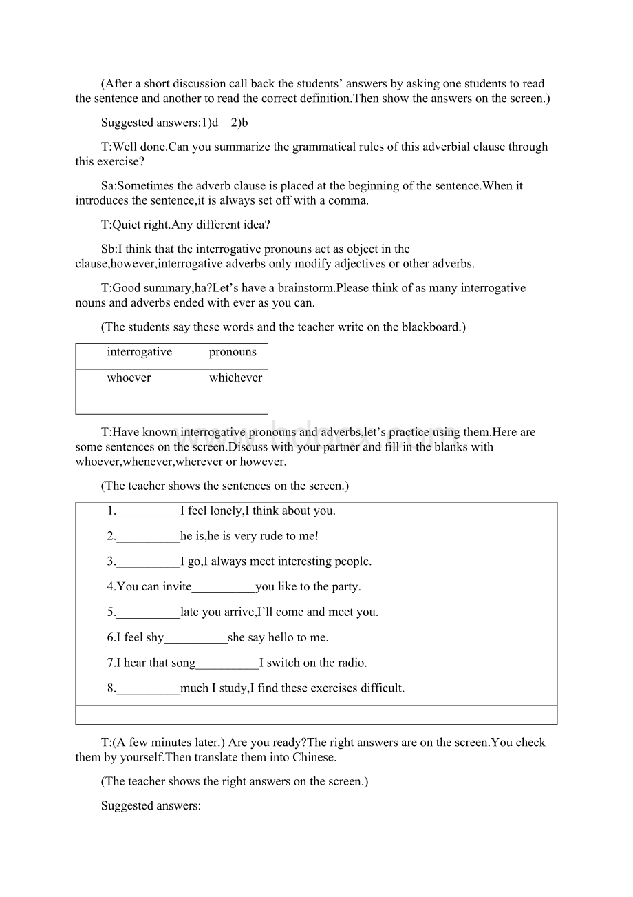 高中英语新课标外研版必修4教案 Period5Module3 Body Language and Nonverbal Communication.docx_第3页