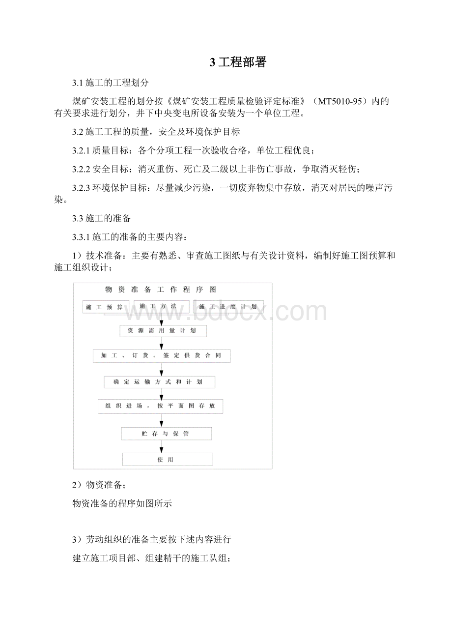 2井下中央配电室设备安装方案书Word文档格式.docx_第2页