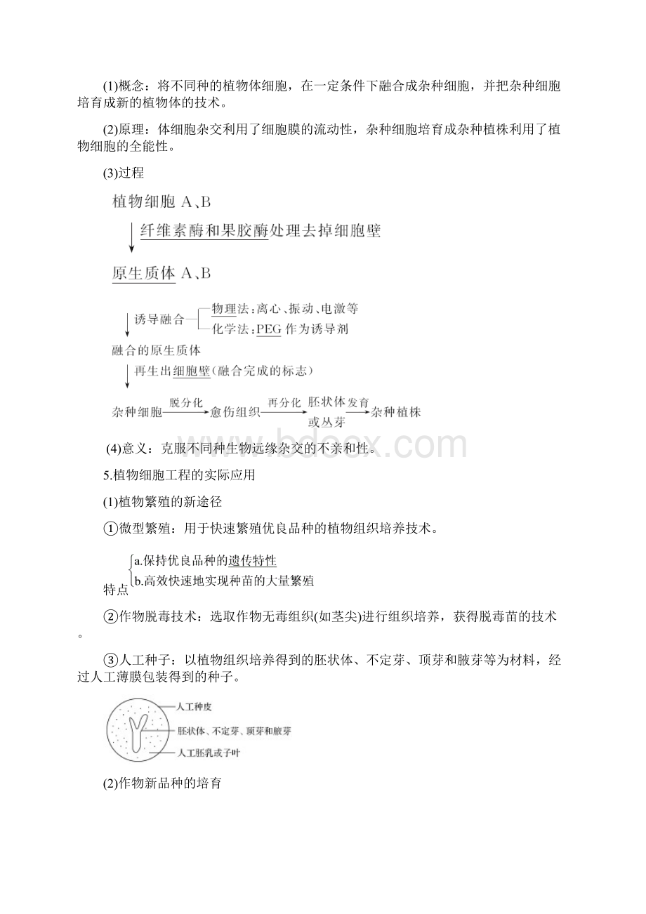 届 一轮复习人教版 细胞工程 学案.docx_第2页