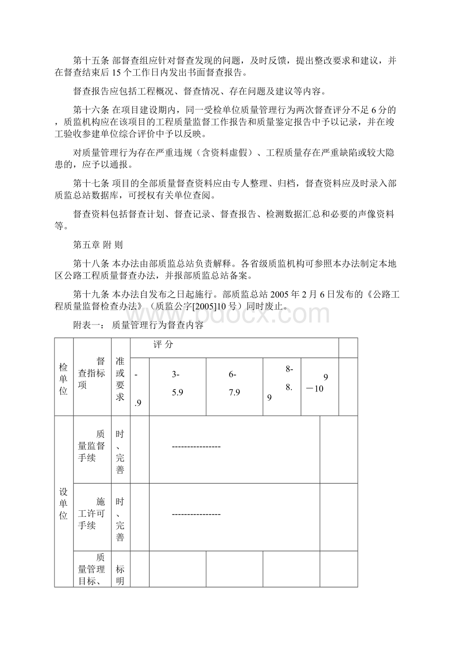 公路工程质量督查办法.docx_第3页