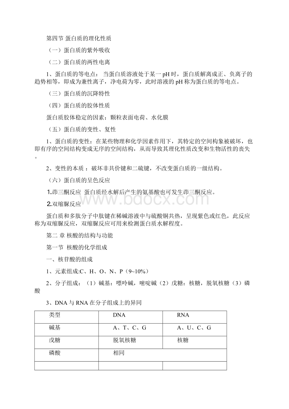 生物化学考试重点笔记Word格式.docx_第3页