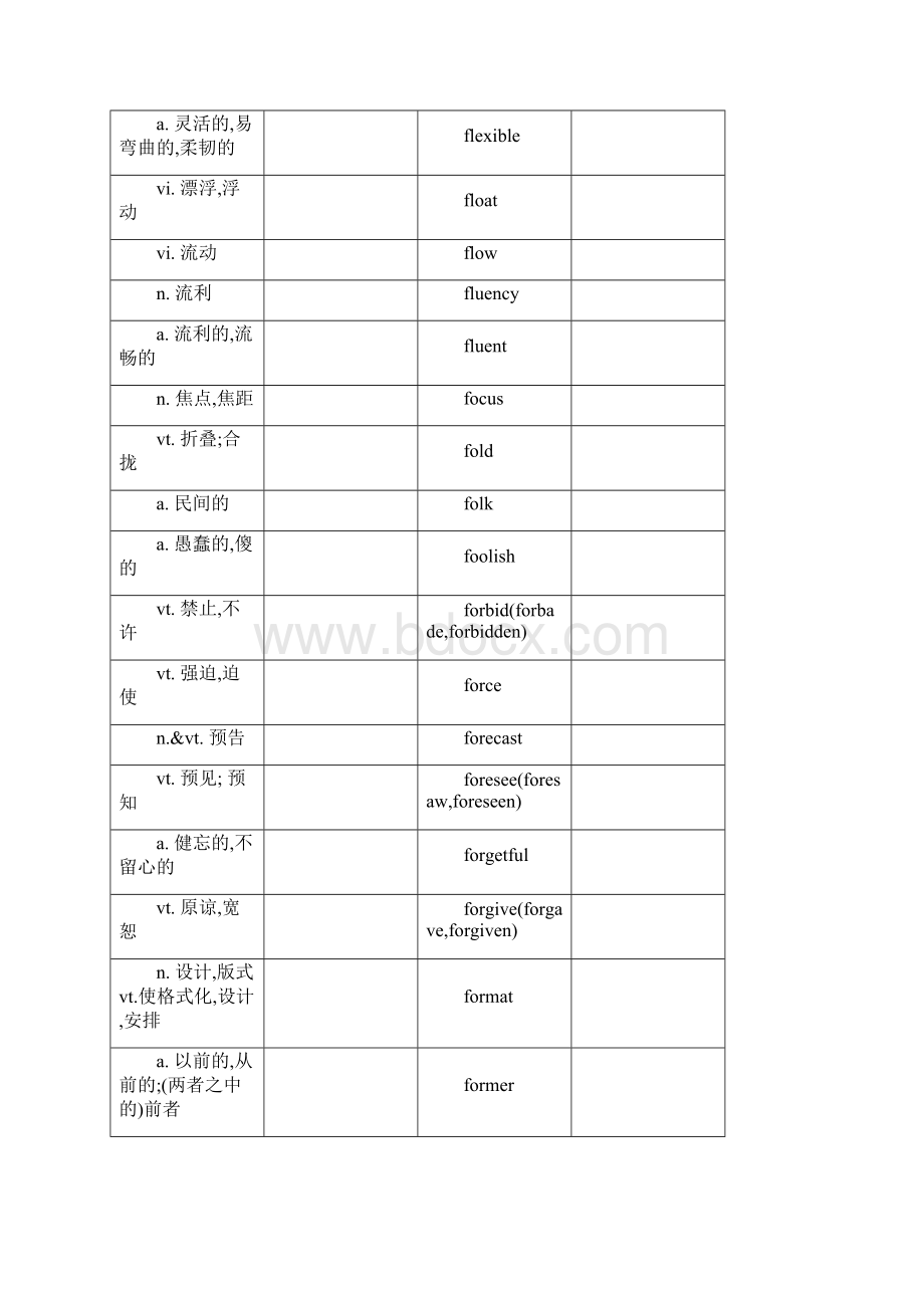 北京高考英语词汇默写表FJ.docx_第3页