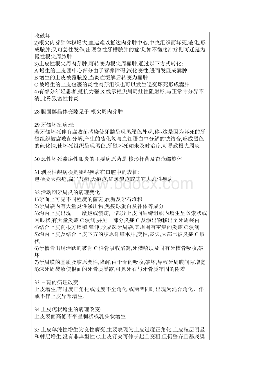 医学考研网华西口腔组织病理笔记Word格式.docx_第3页