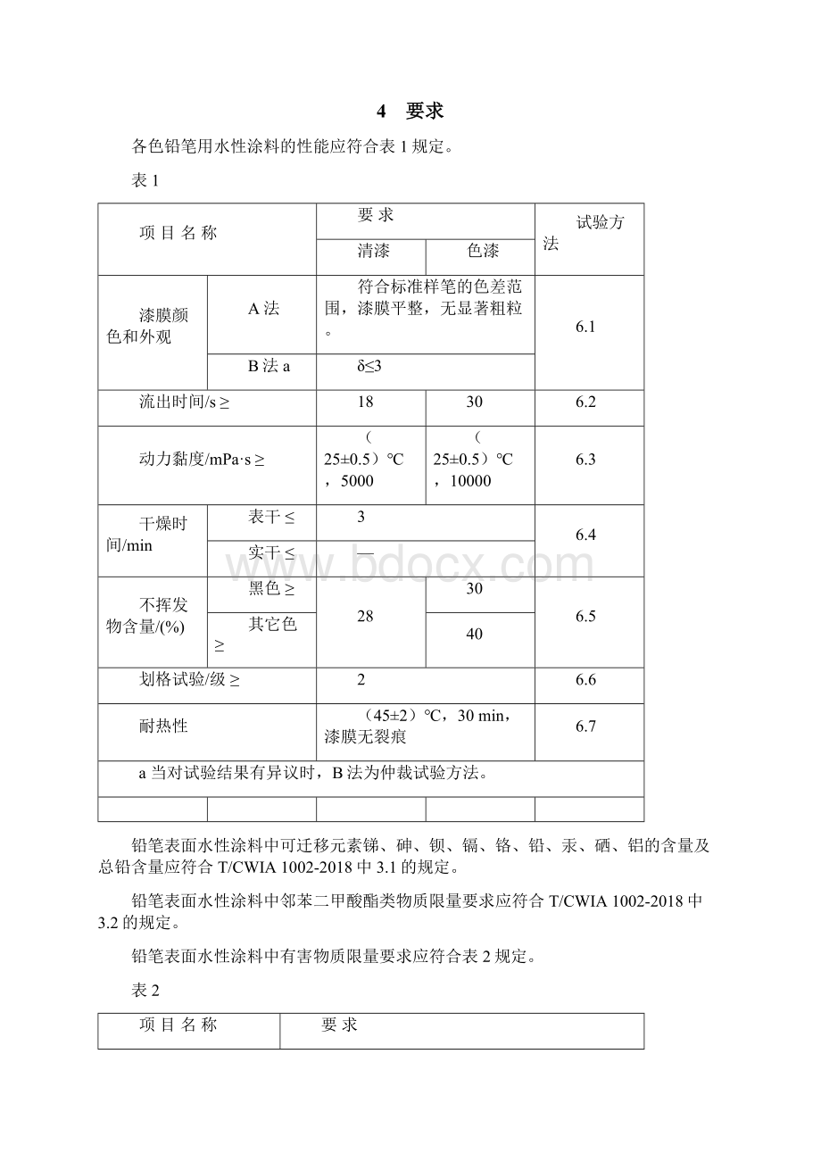 《铅笔用水性涂料》标准全文及编制说明.docx_第3页