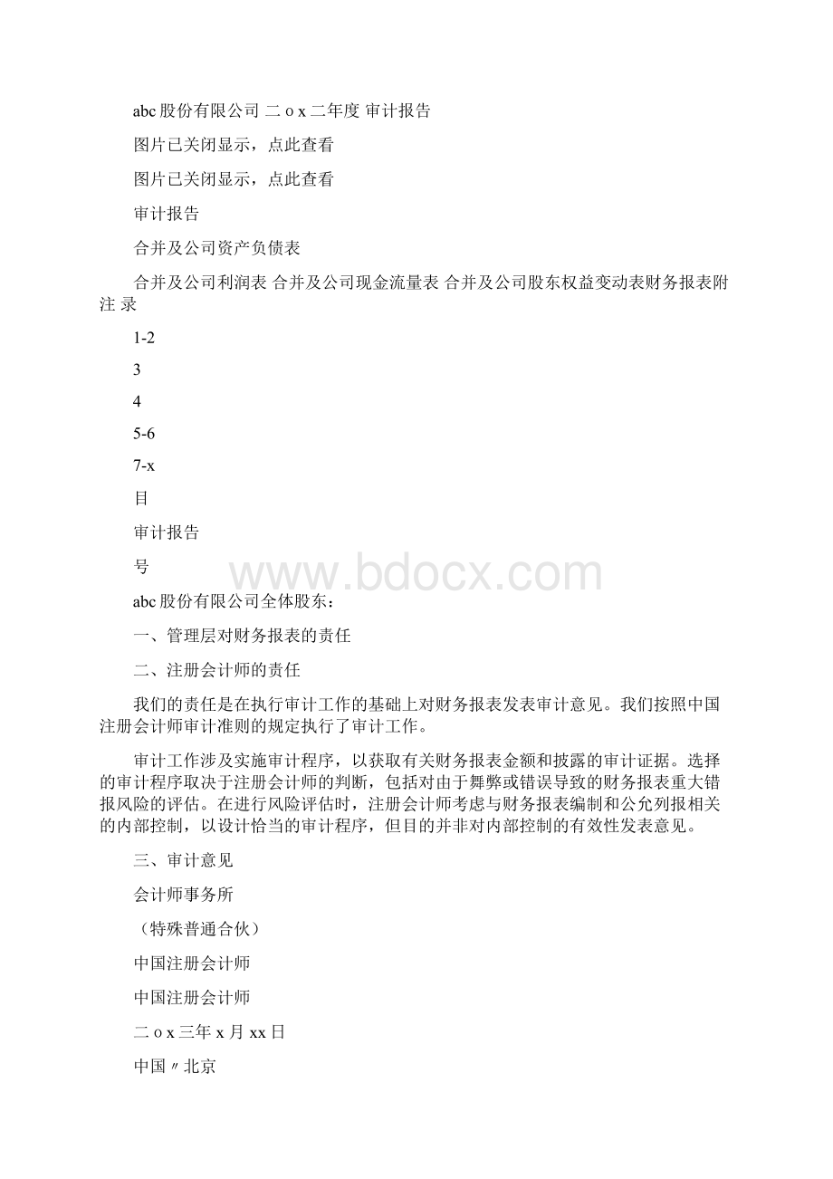 推荐审计报告数字字体word范文模板 16页Word下载.docx_第2页