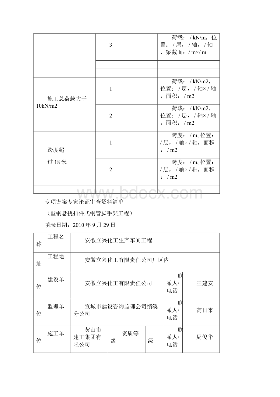 普通型钢悬挑脚手架专家论证方案Word文档格式.docx_第2页