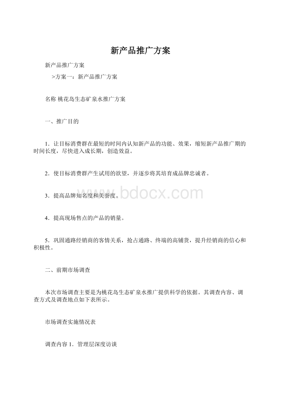 新产品推广方案Word格式文档下载.docx