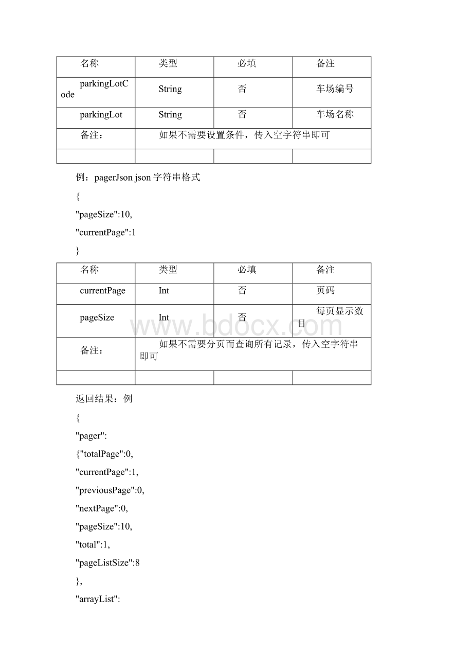 DSSH平台停车场接口文档格式.docx_第3页