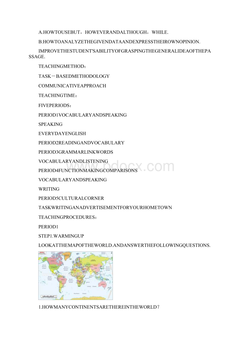 英语ⅲ外研版module2developinganddevelopedcountries教案3.docx_第2页