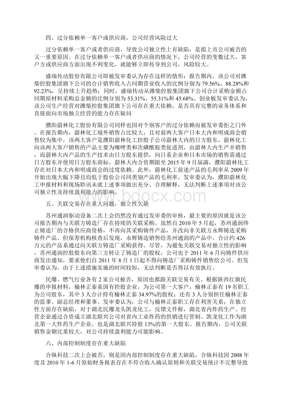 发审委否决IPO申请情况分析.docx_第3页