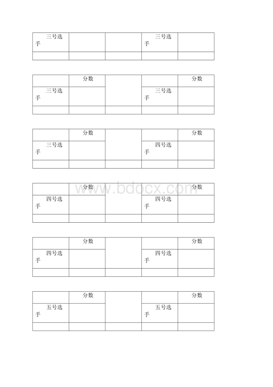 选手打分表.docx_第2页