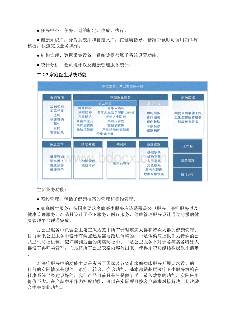 医疗信息化健康产品线系统融合方案Word文档格式.docx_第3页