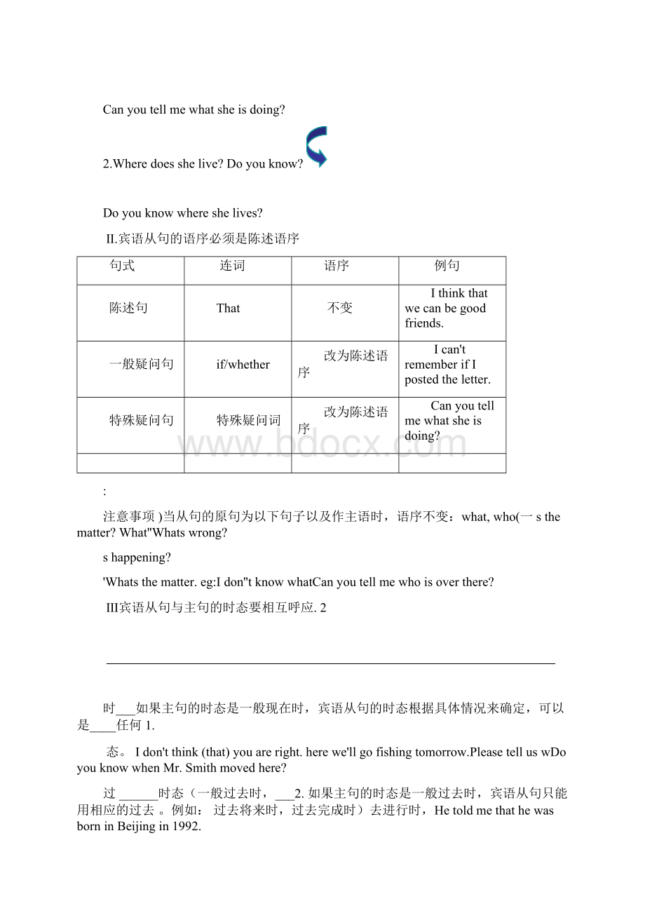 完整版初中宾语从句详细讲解教师版.docx_第3页