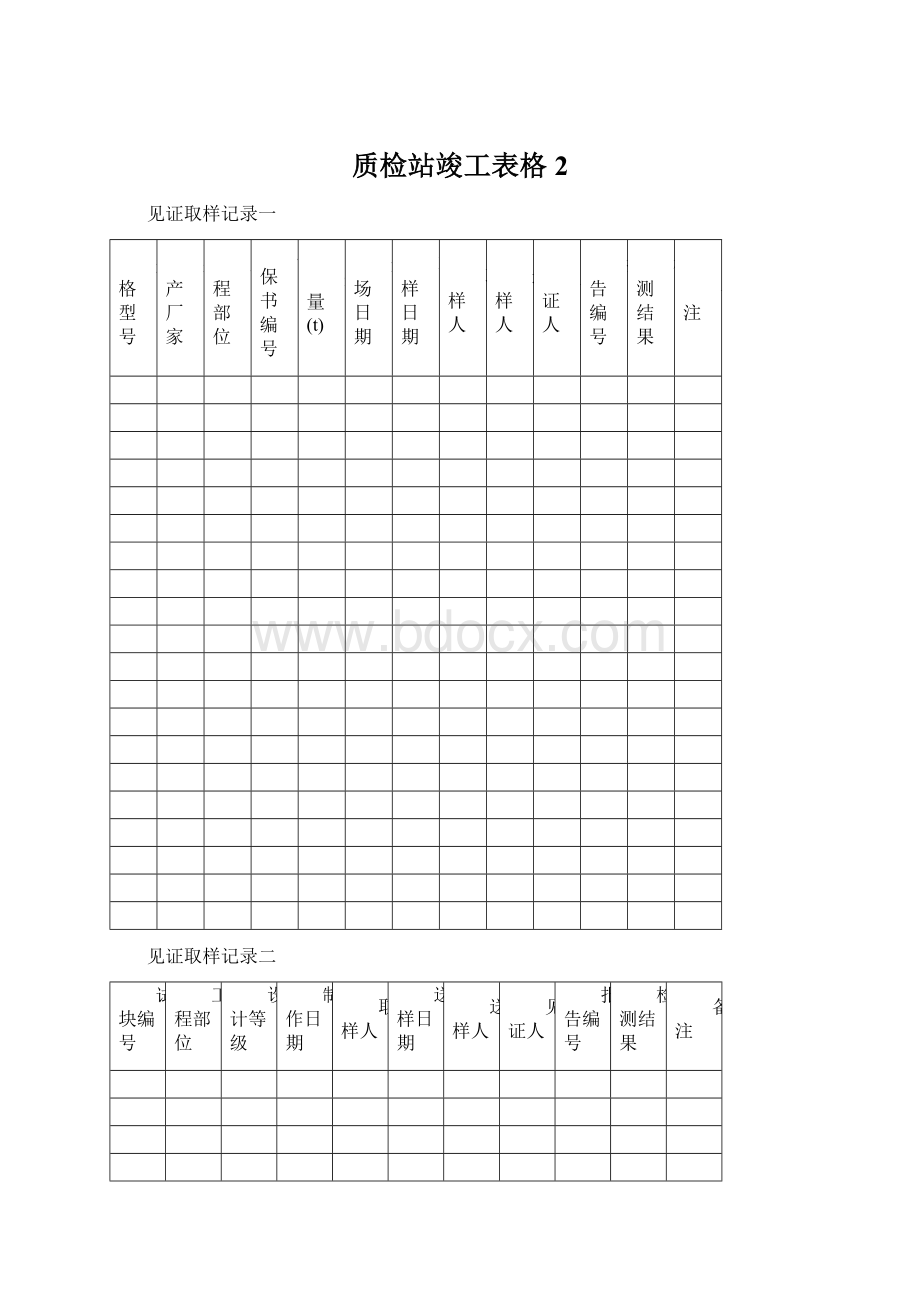 质检站竣工表格 2.docx_第1页