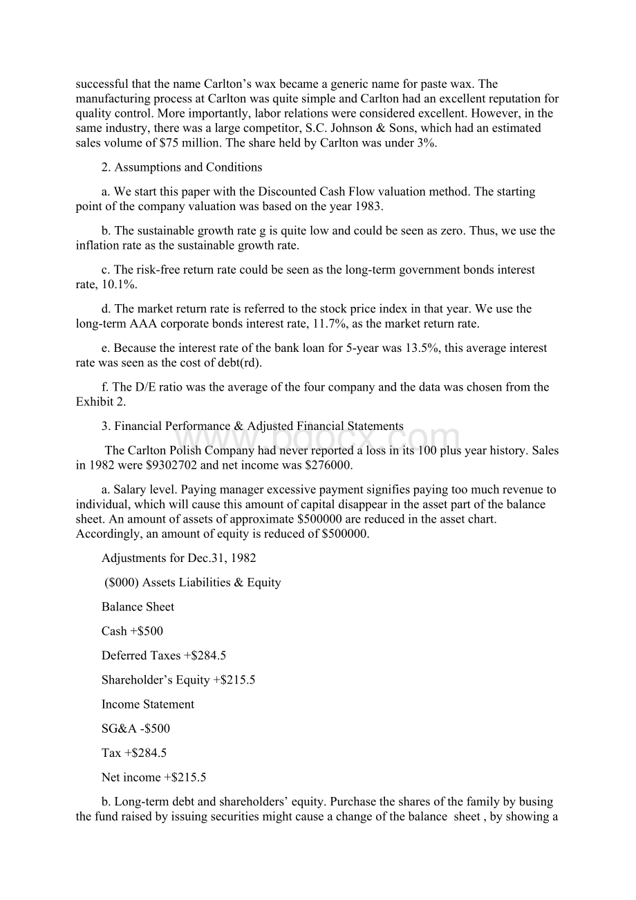 Business analysis and valuationWord格式.docx_第2页