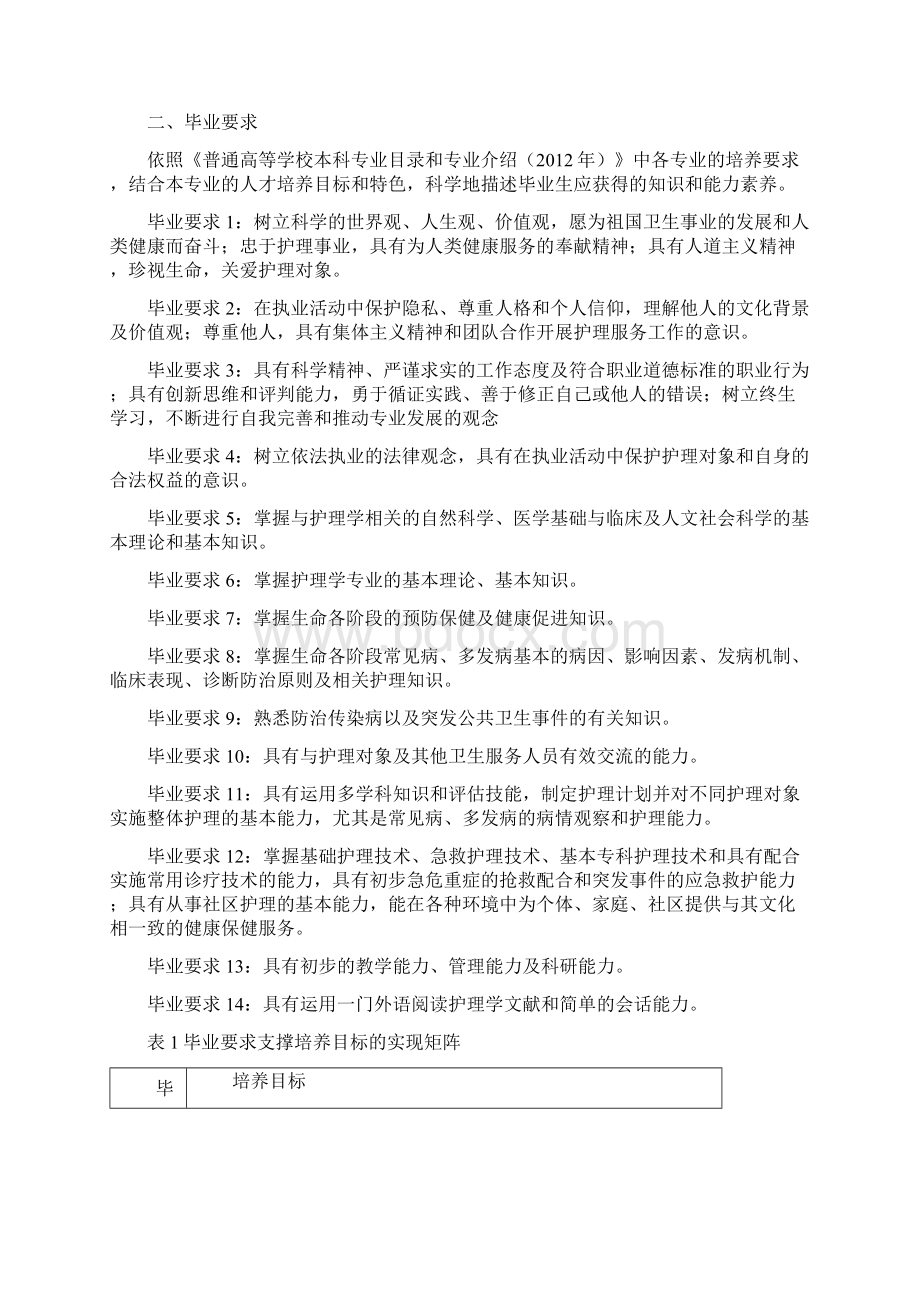 护理学专业本科人才培养方案.docx_第2页