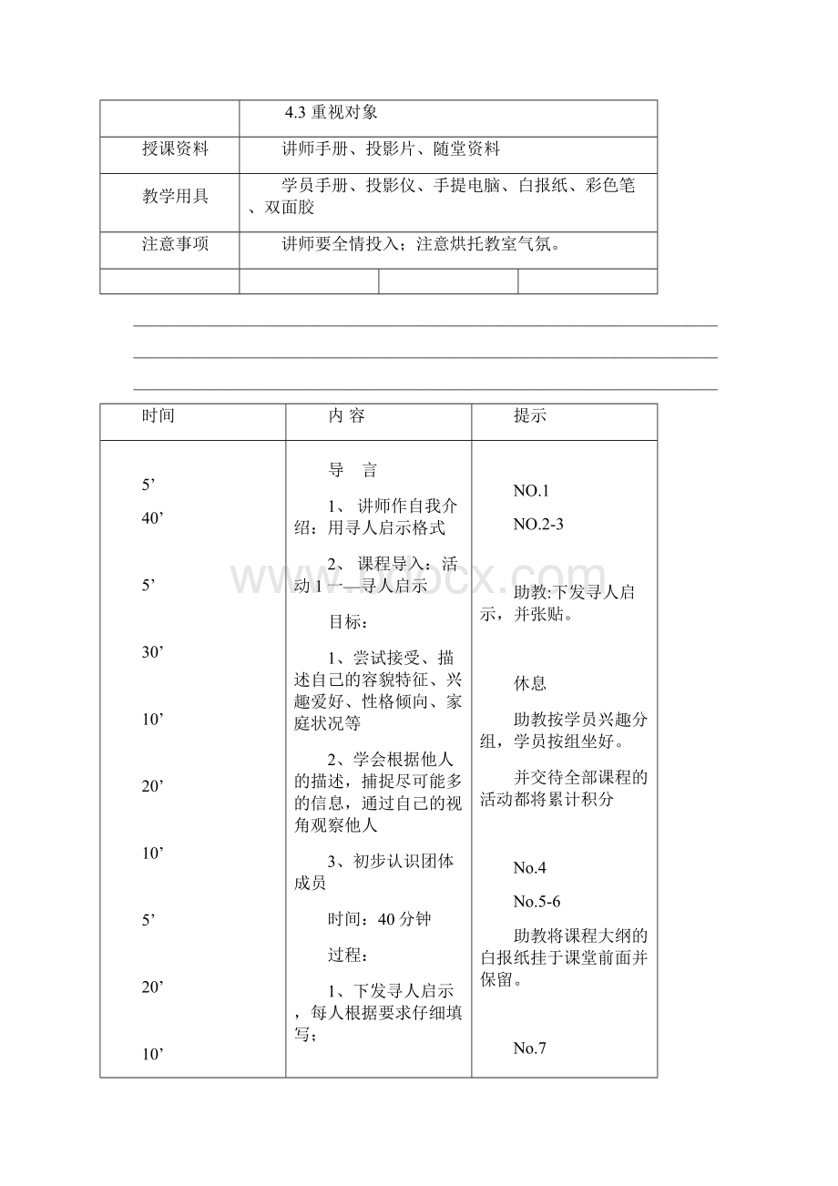 《人际沟通技巧》讲师手册文档格式.docx_第2页