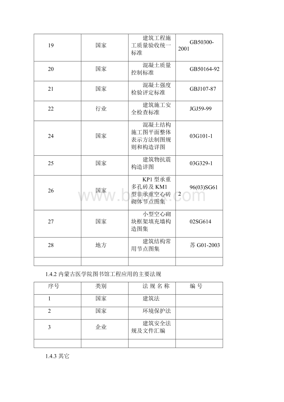 内蒙古医学院新校区图书馆工程施工组织设计.docx_第3页