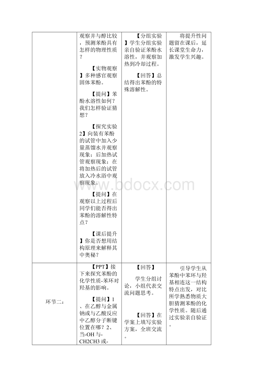 高中化学《有机化学基础》教学设计学情分析教材分析课后反思.docx_第2页