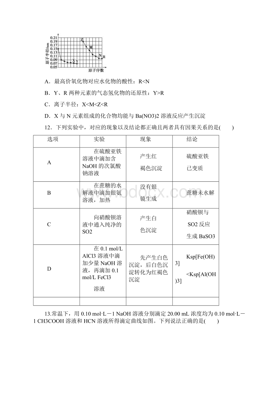 届福建省高考化学高考仿真测试 五解析版.docx_第3页