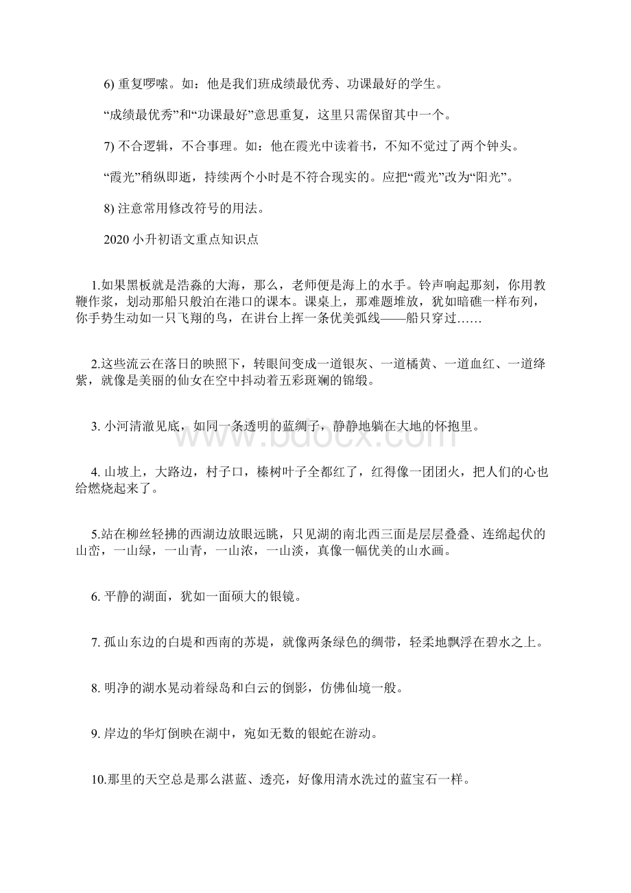 小升初语文知识点整理.docx_第2页