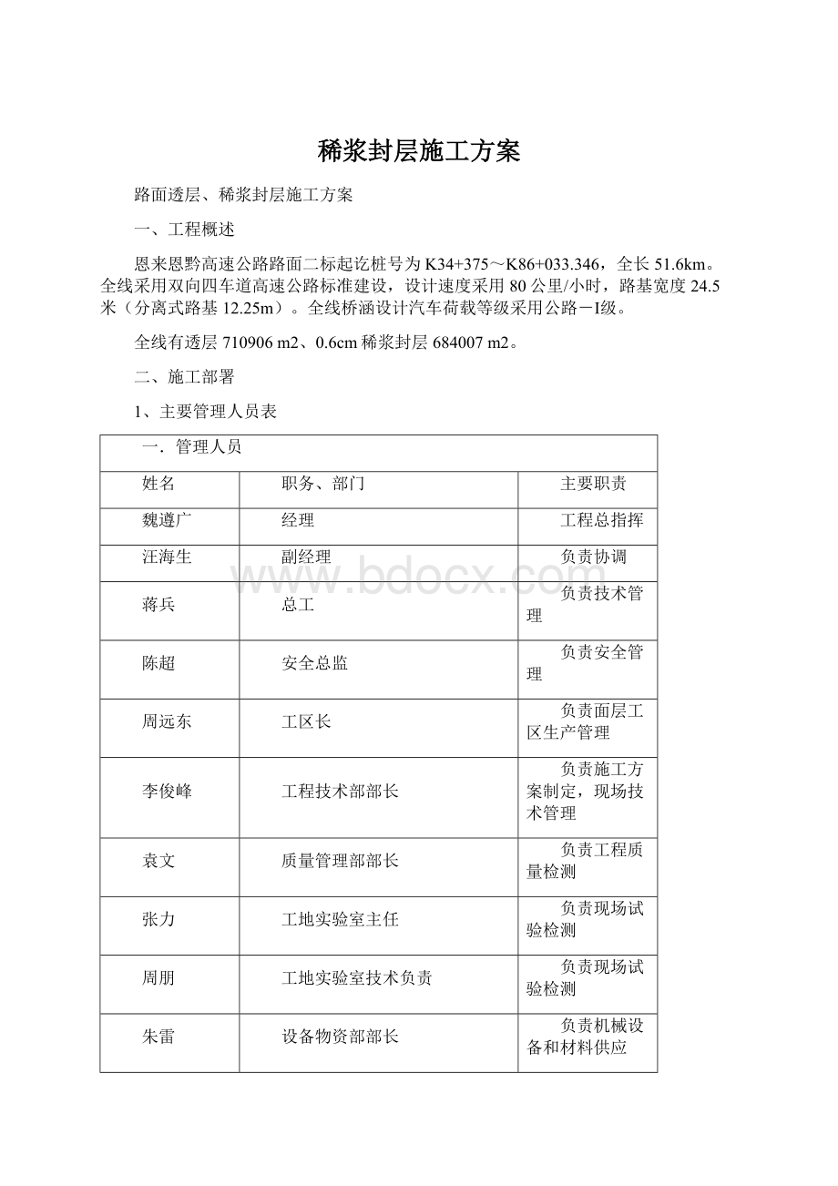 稀浆封层施工方案.docx_第1页