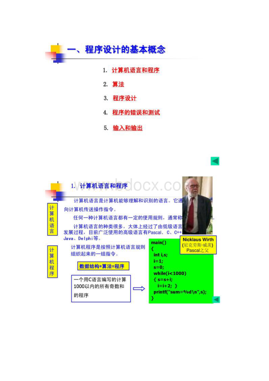 《C语言程序设计》第1讲程序设计概述概要.docx_第2页