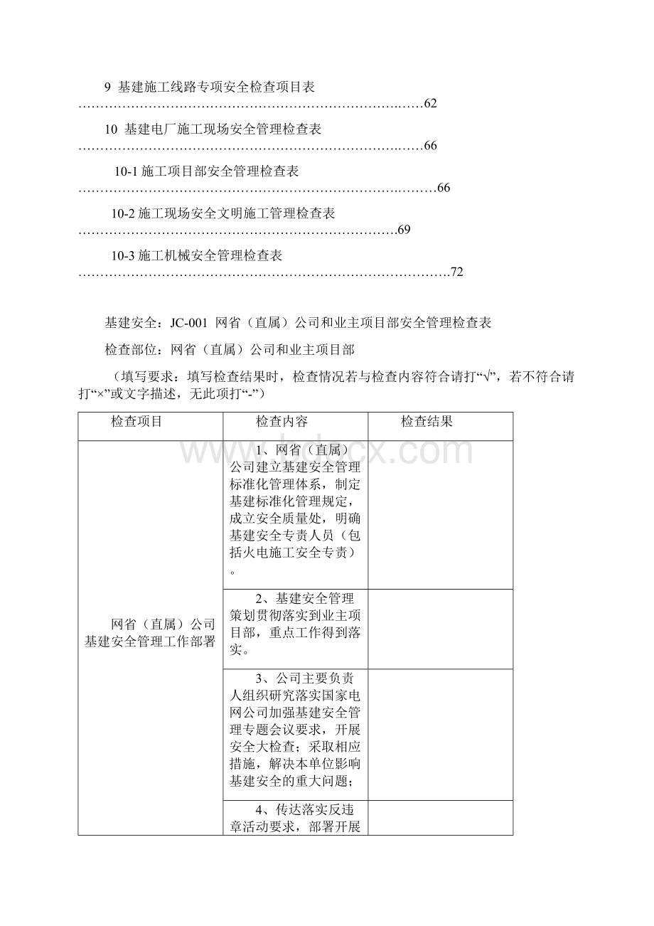 基建安全管理检查表使用手册.docx_第3页